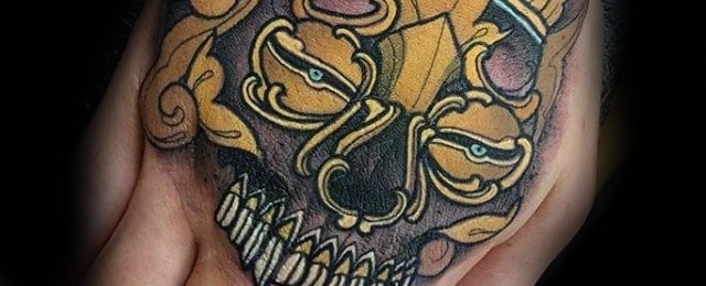 50 Tibetan Skull Tattoo Designs For Men - Kapala Ink Ideas