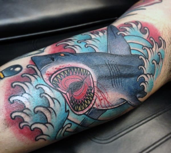 Tiger Shark Tattoo For Men