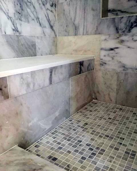 Tile Shower Bench