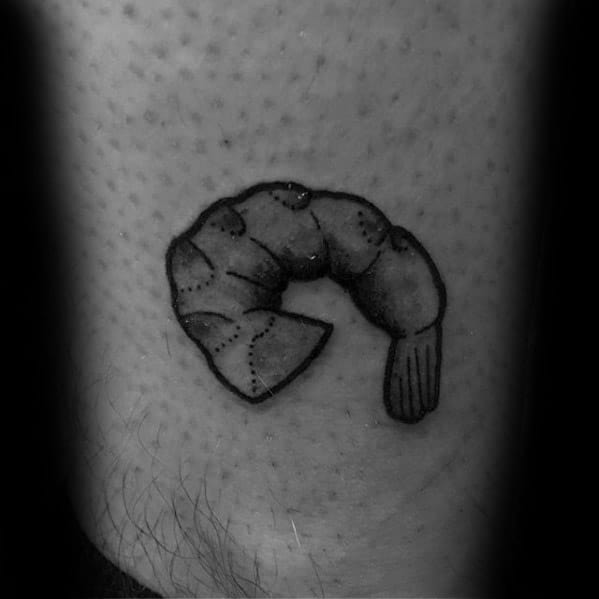 Tiny Leg Shrimp Guys Tattoos