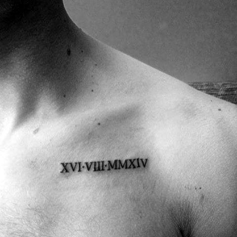 Top 101 Roman Numeral Tattoo Ideas - [2021 Inspiration Guide]