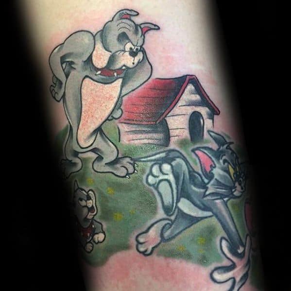 Tom And Jerry Male Tattoos