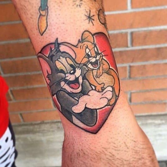 Tom And Jerry Tattoo Ideas For Males