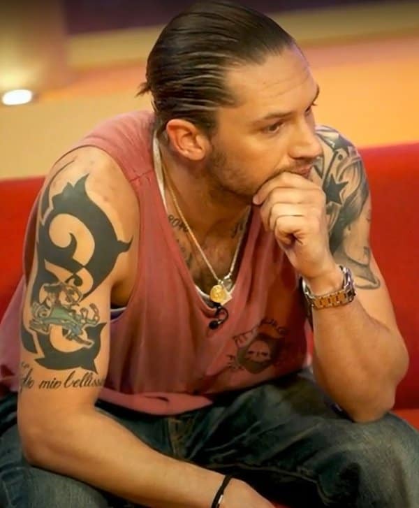 A Guide To 20 Tom Hardy Tattoos and What They Mean