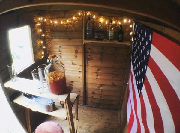 50 Pub Shed Bar Ideas For Men - Cool Backyard Retreat Designs