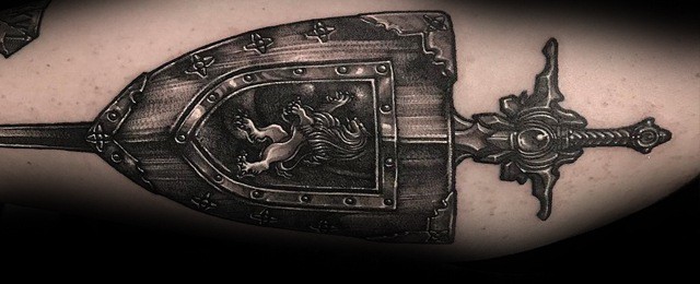 Top 70 Best Shield Tattoo Design Ideas For Men – Armor Body Art