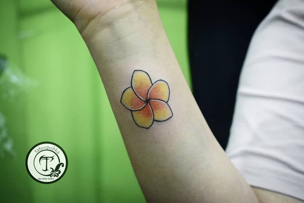 13 Amazing Plumeria Tattoo Design Ideas and Meanings - FMag.com | Plumeria  tattoo, Plumeria flower tattoos, Butterfly with flowers tattoo