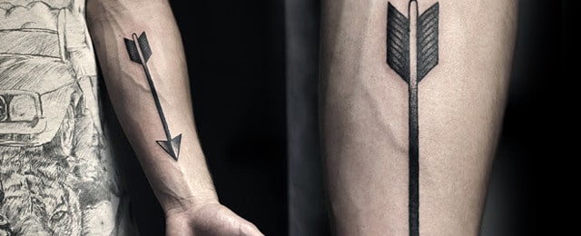 50 Traditional Arrow Tattoo Designs For Men - Archery Ideas