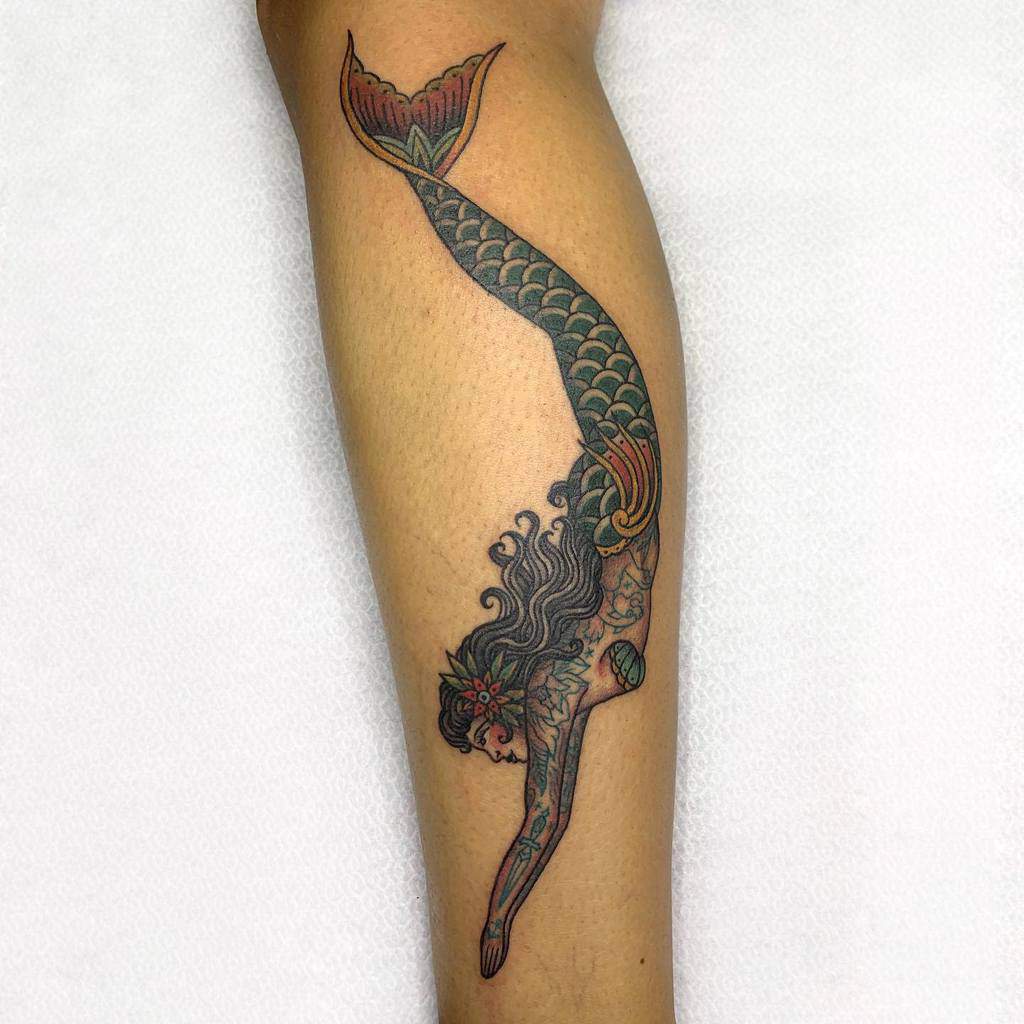 traditional-art-underwater-mermaid-tattoo-soniatattoolady