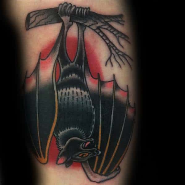 Traditional Bat Guys Tattoos