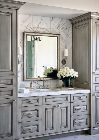 Traditional Home Design Ideas Bathroom Backsplash Marble Tiles