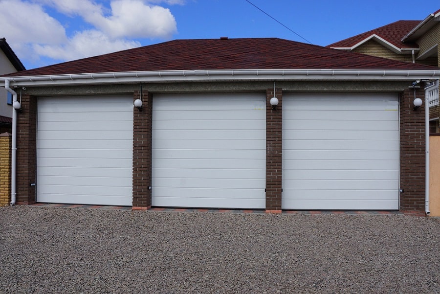 Traditional Home Garage Door Ideas With Barn Door Design
