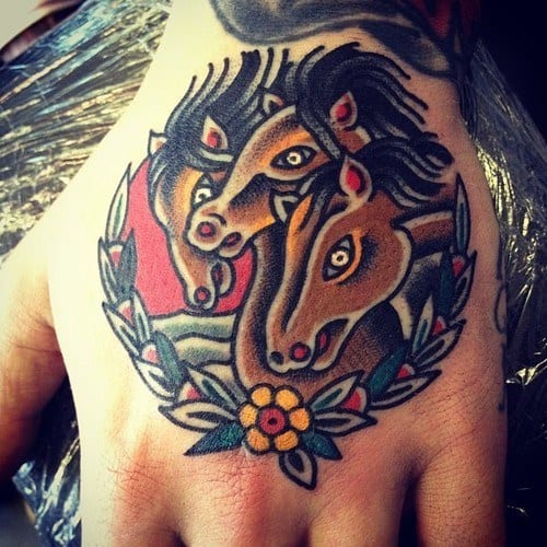 Traditional Horse Guys Tattoo Ideas
