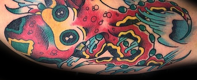50 Traditional Octopus Tattoo Designs For Men – Old School Ideas