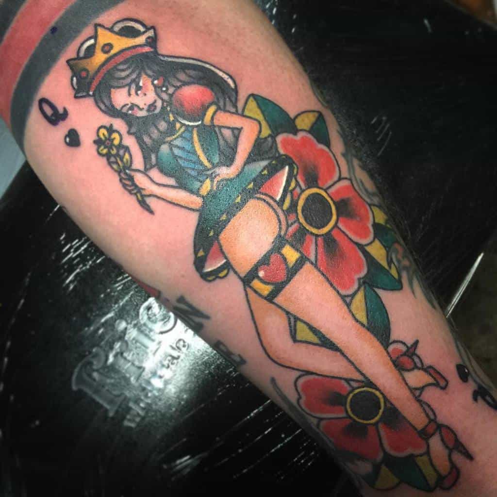 queen of hearts tattoo