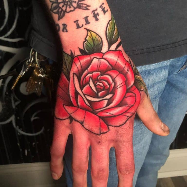 Top 101 Best Rose Hand Tattoo Ideas - [2021 Inspiration Guide]