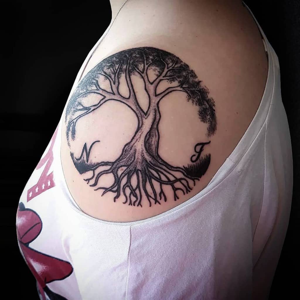 Tree As Above So Below Tattoos Sotiris Ts