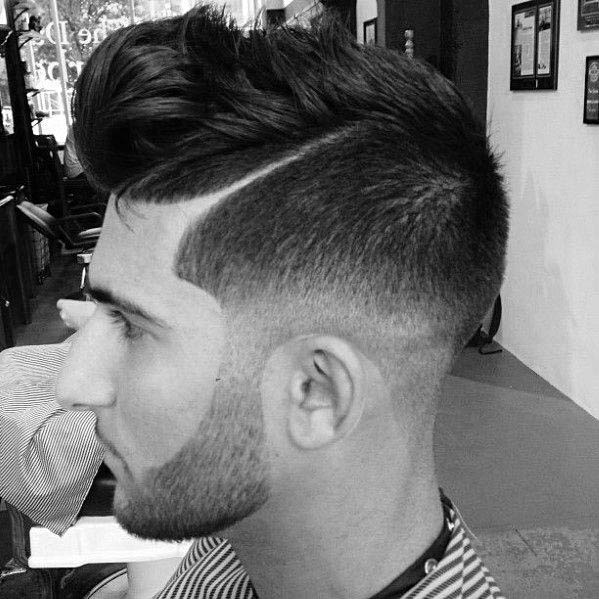 Trendy Male Low Fade Haircut On Man