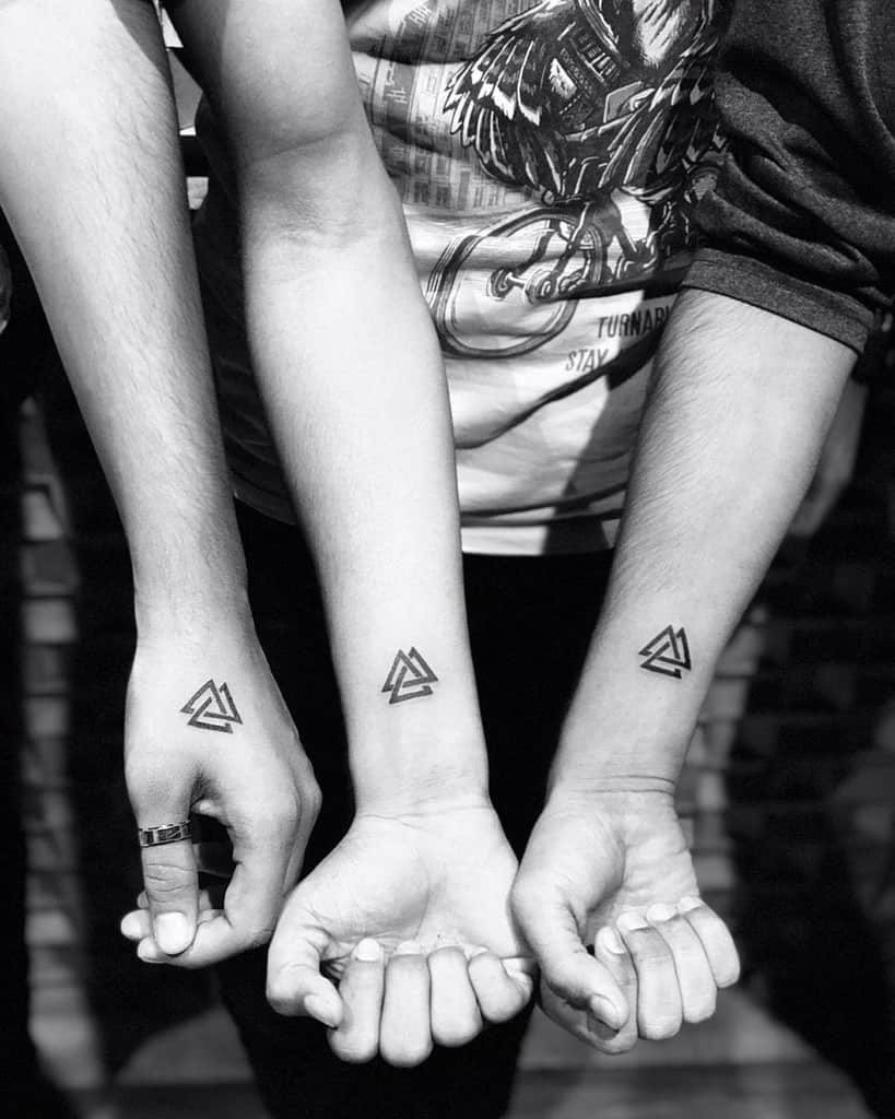 Triangle Friendship Tattoo