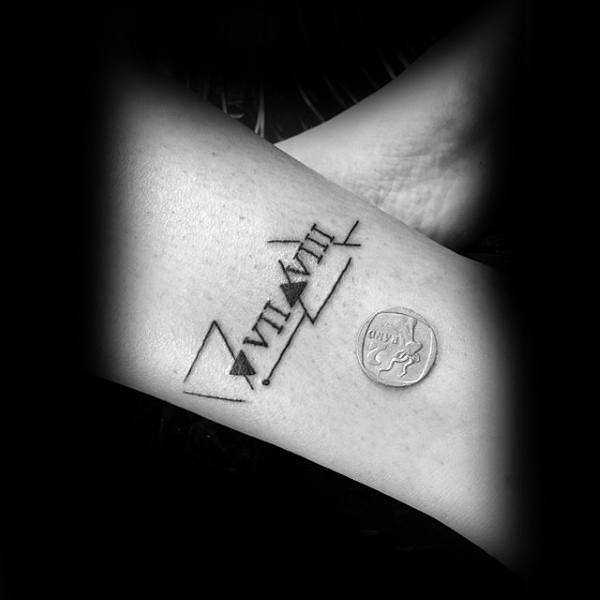 Roman Numeral 16 (Sixteen) Tattoo (3 tattoos) – Tattoo for a week