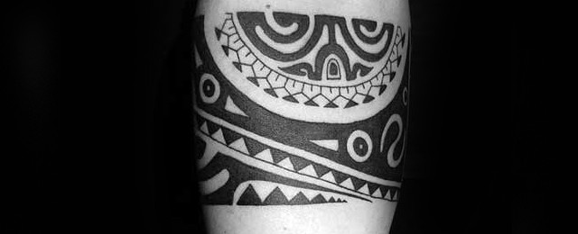 53 Tribal Armband Tattoo Designs for Men