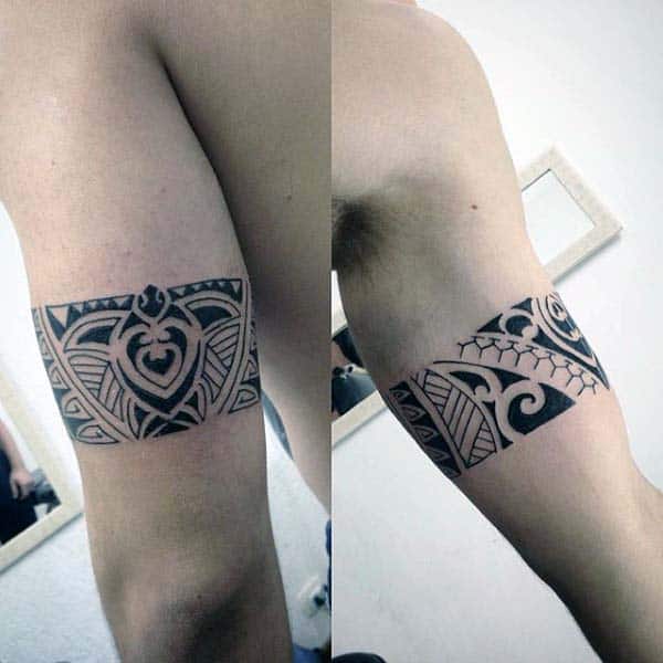 Tribal Armband Turtle Tattoos For Guys