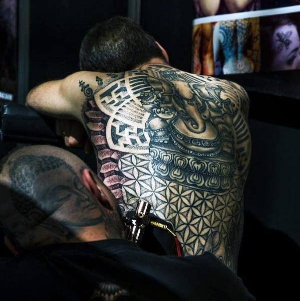 Tribal Back Tattoos For Men