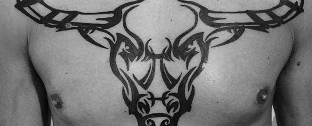 40 Tribal Bull Tattoo Designs for Men