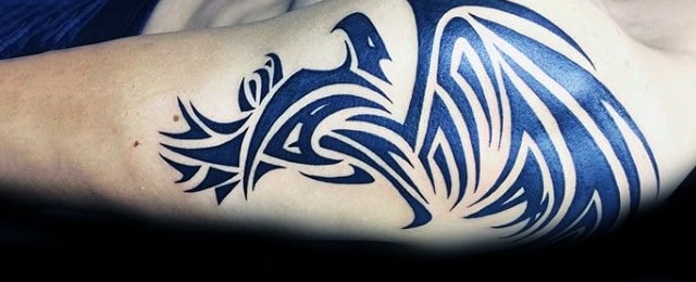 40 Tribal Eagle Tattoo Designs for Men