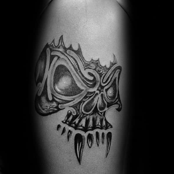 Tribal Skull Tattoo Designs For Guys