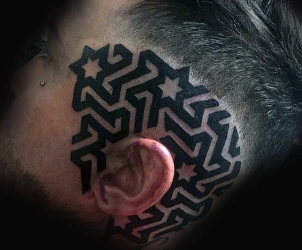 Tattoos on the head for men a personal path to uniqueness   Онлайн блог  о тату IdeasTattoo