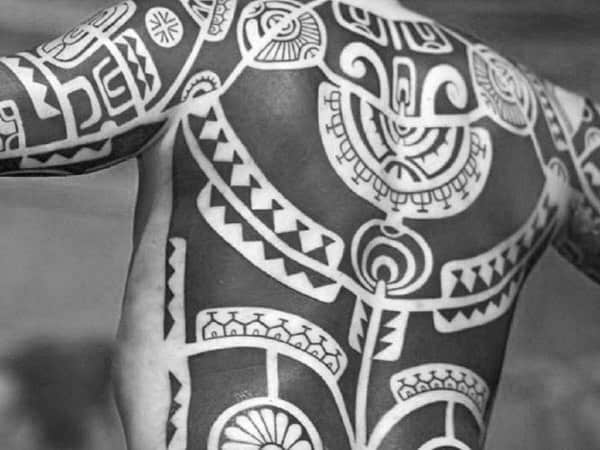 Tribal Tattoos For Mens Back And Shoulders Polynesian