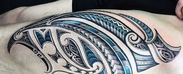 30 Tribal Thigh Tattoos For Men - Manly Ink Ideas