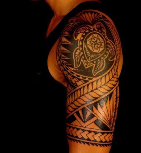 Tribal Turtle Tattoos For Men