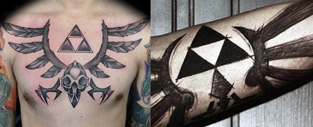 60 Triforce Tattoo Designs for Men
