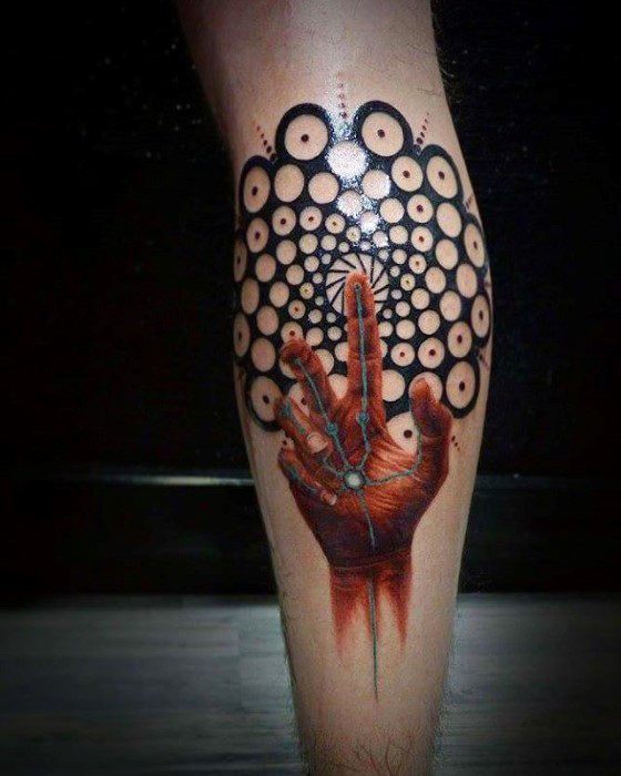 60 Trippy Tattoos For Men - Psychedelic Design Ideas