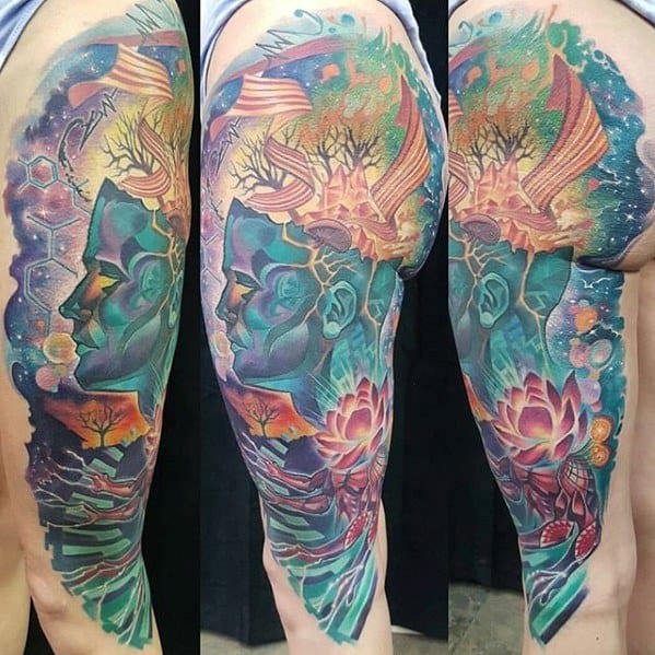 Trippy Tattoo Design Ideas For Males
