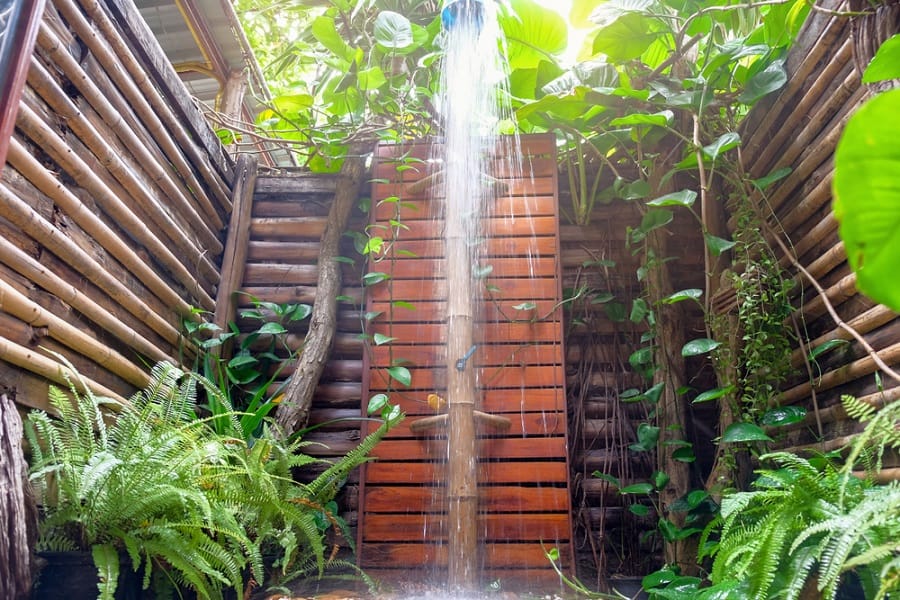 Top 60 Best Outdoor Shower Ideas – Enclosure Designs