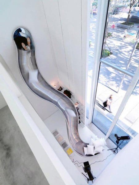 Two Story Indoor Slide Ideas