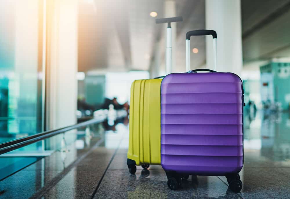 suitcase travel airport