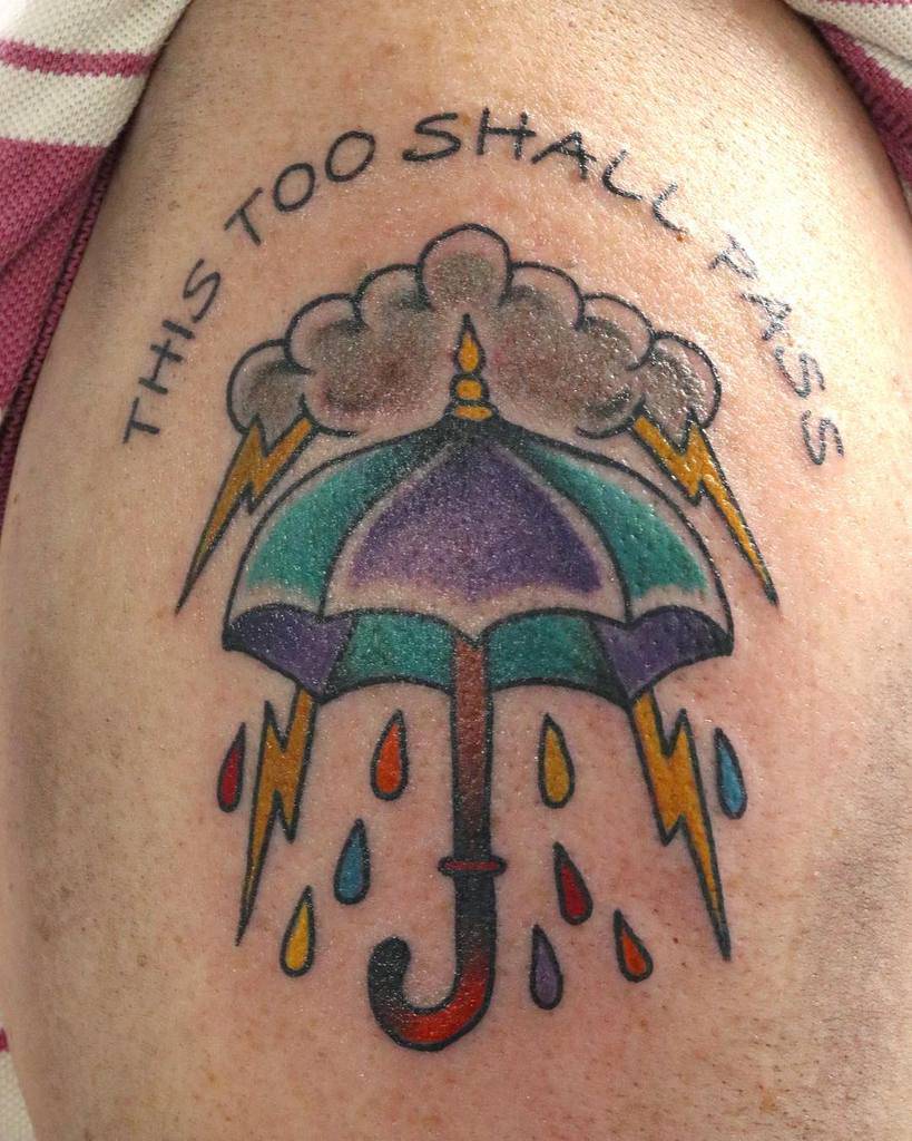 Umbrella Traditional Tattoo