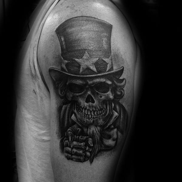 Uncle Sam Male Tattoos