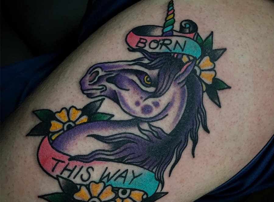 Top 65 Best Born This Way Tattoo Ideas - [2021 Inspiration Guide]