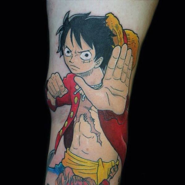 Unique Anime Mens One Piece Tattoos