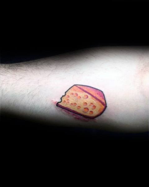 Unique Cheese Tattoos For Men