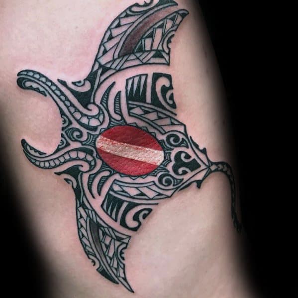 Unique Dive Flag Tattoos For Men