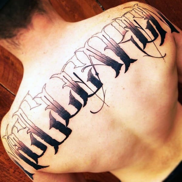 50 Last Name Tattoos For Men Honorable Ink Ideas