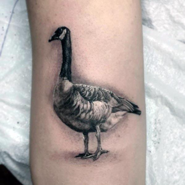 Unique Goose Tattoos For Men