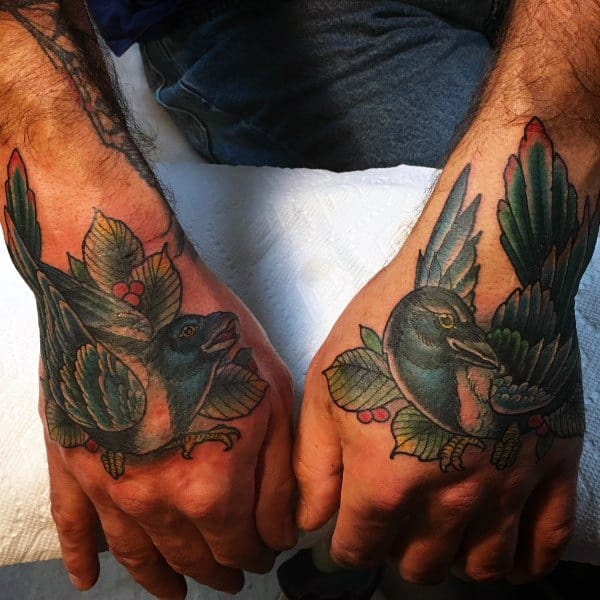 Unique Magpie Tattoos For Men