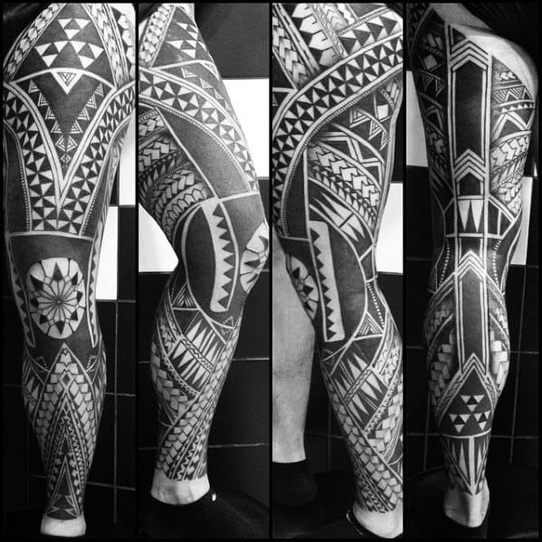 Unique Mens Awesome Tribal Tattoos